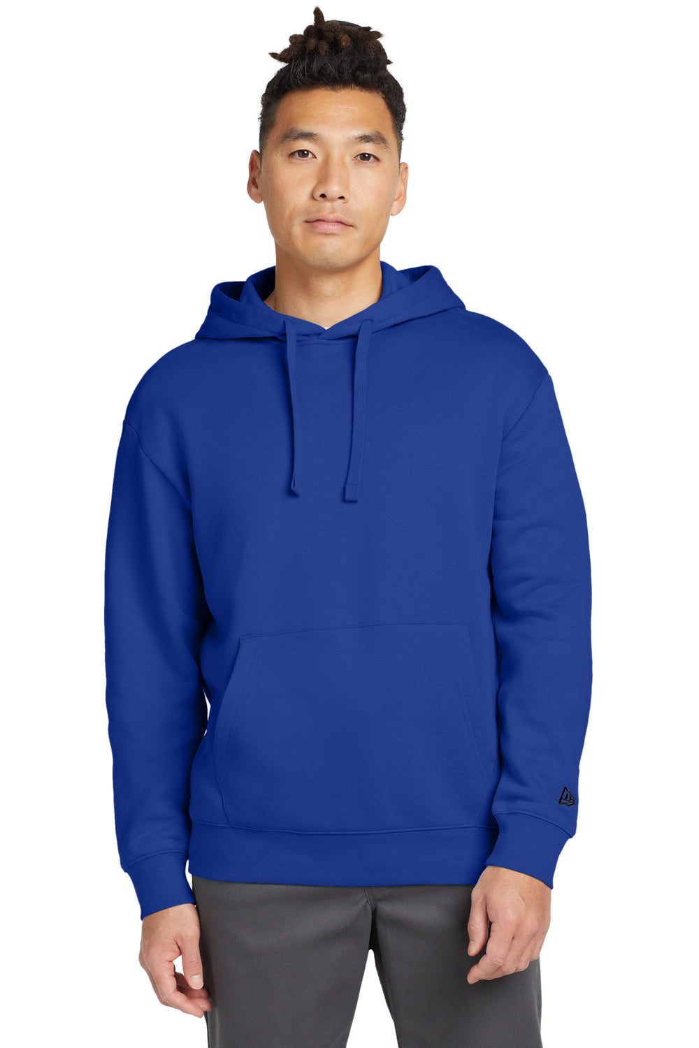 New Era® Heritage Fleece Pullover Hoodie - Royal - XS