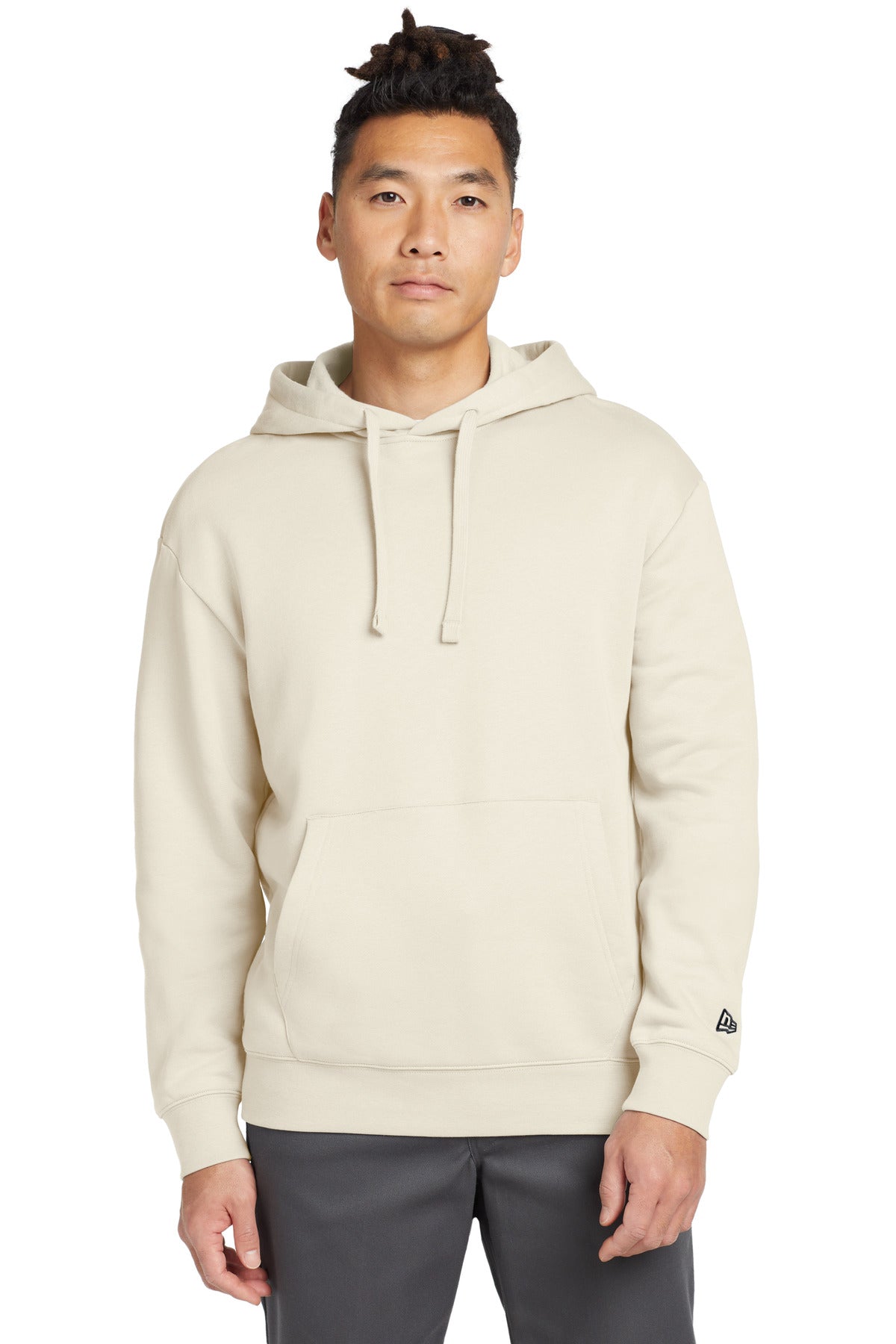 New Era® Heritage Fleece Pullover Hoodie - Soft Beige - XS