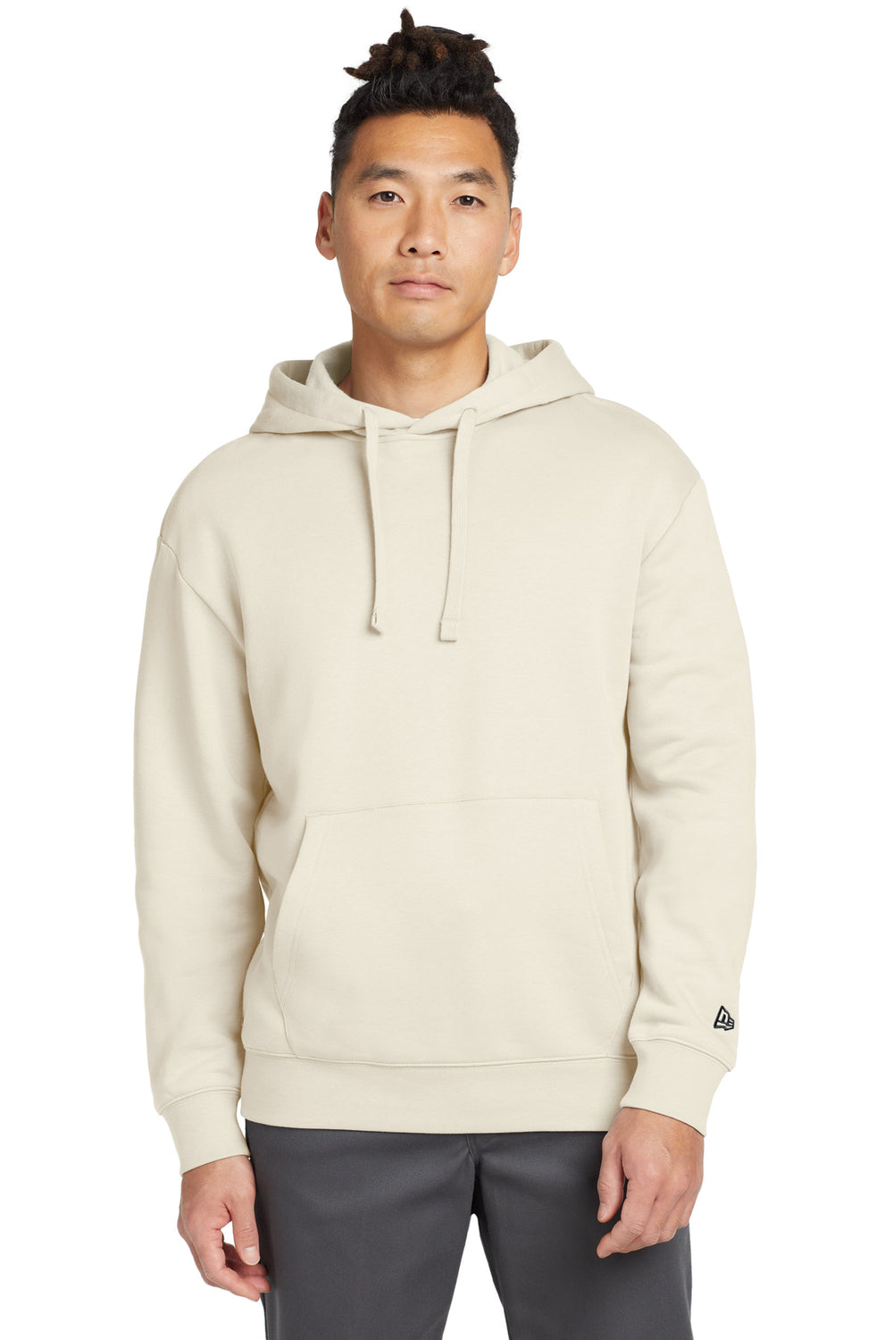 New Era® Heritage Fleece Pullover Hoodie - Soft Beige - XS
