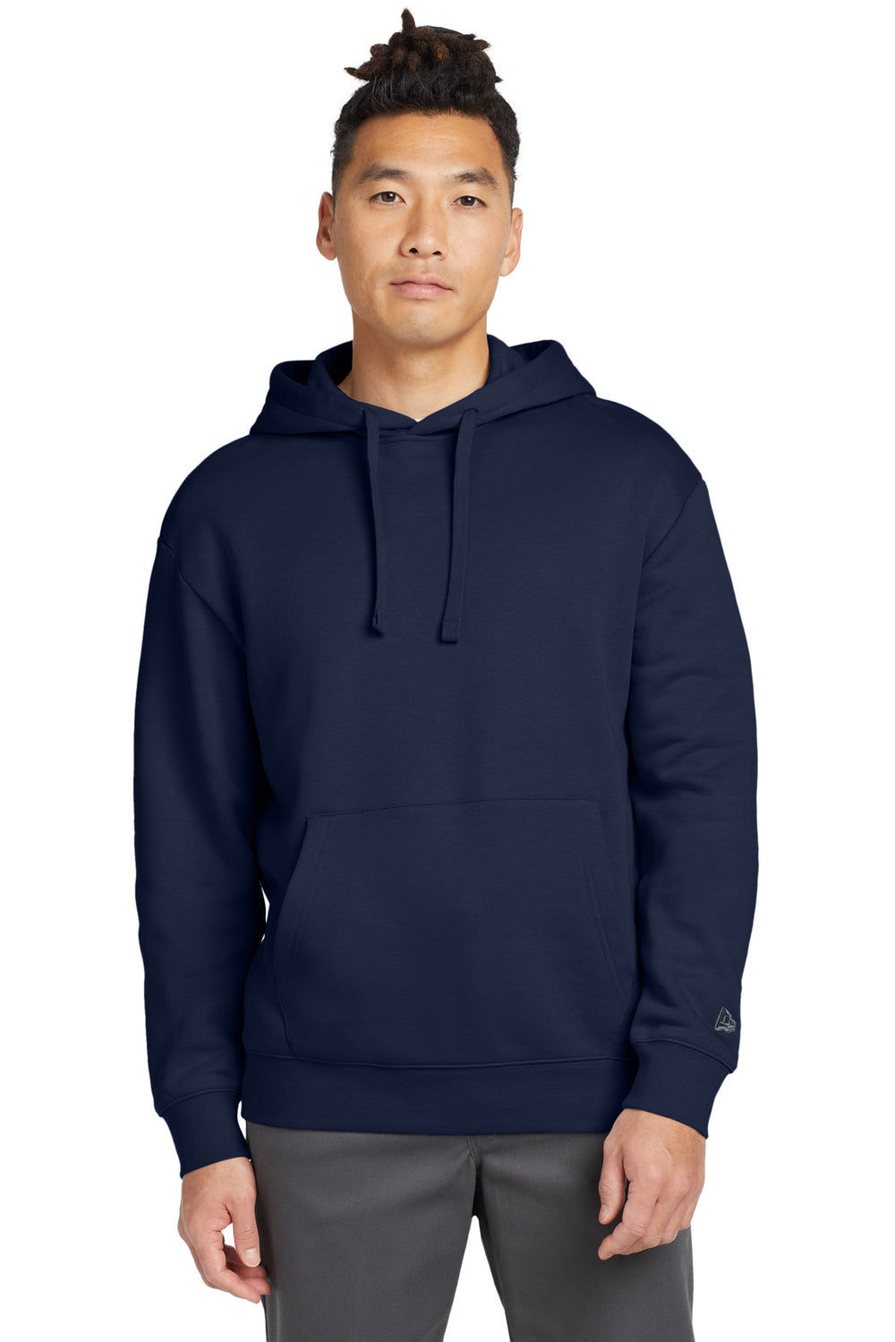 New Era® Heritage Fleece Pullover Hoodie - True Navy - XS