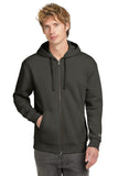 New Era® Heritage Fleece Full-Zip Hoodie - Graphite - XS