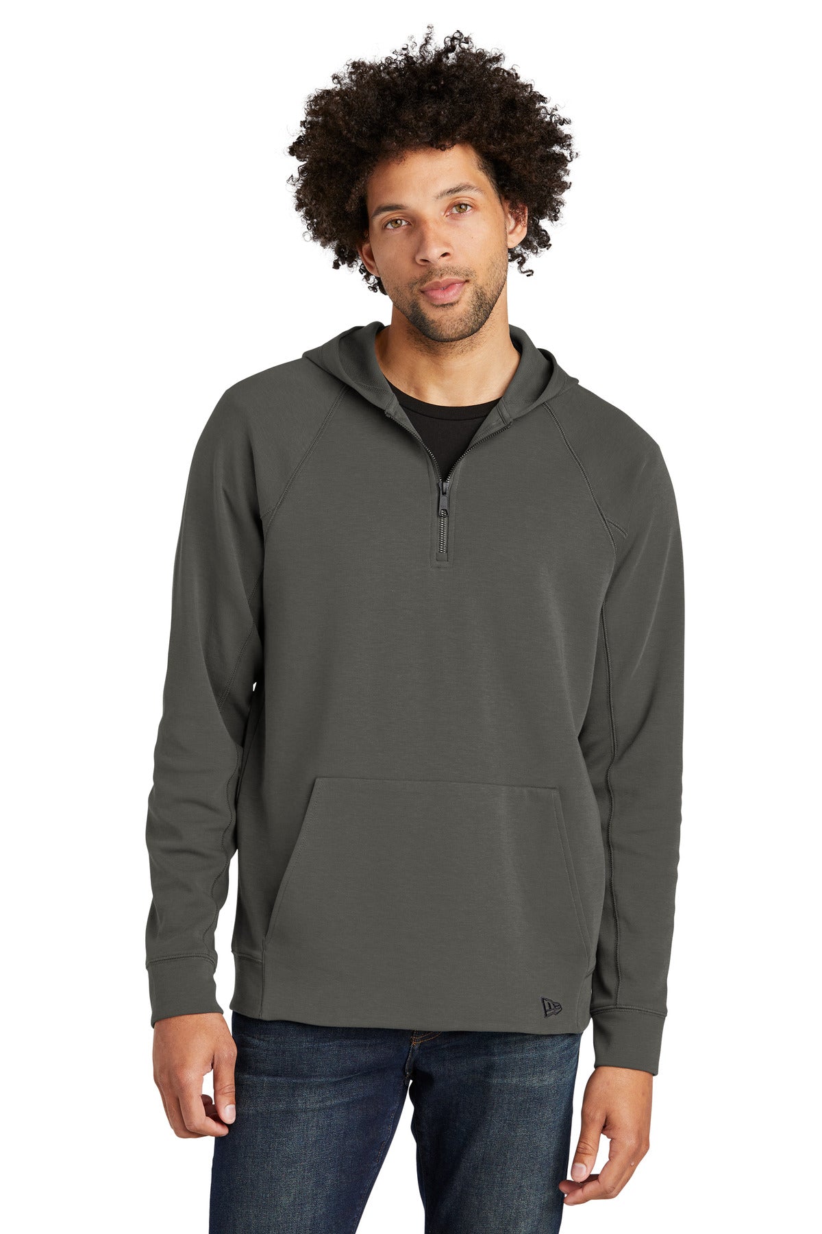 New Era® STS 1/4-Zip Hoodie - Graphite - XS