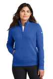 Nike Women's Club Fleece Sleeve Swoosh 1/2-Zip NKDX6720 - Game Royal - S