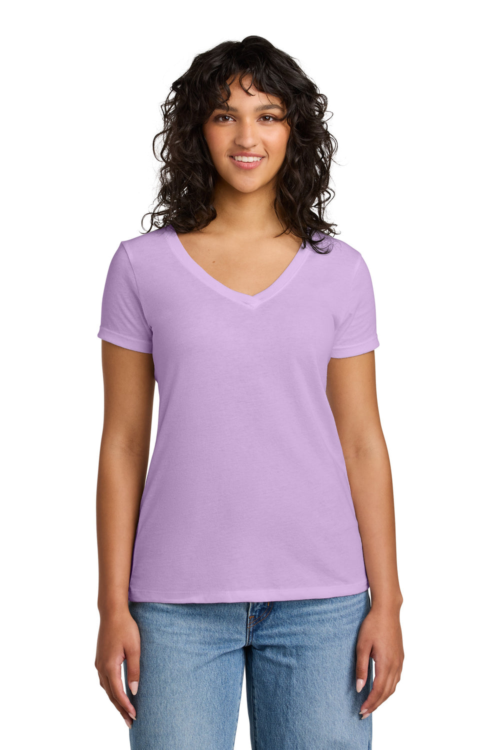 Next Level Apparel® Women's Ideal V-Neck Tee - Lilac - XS