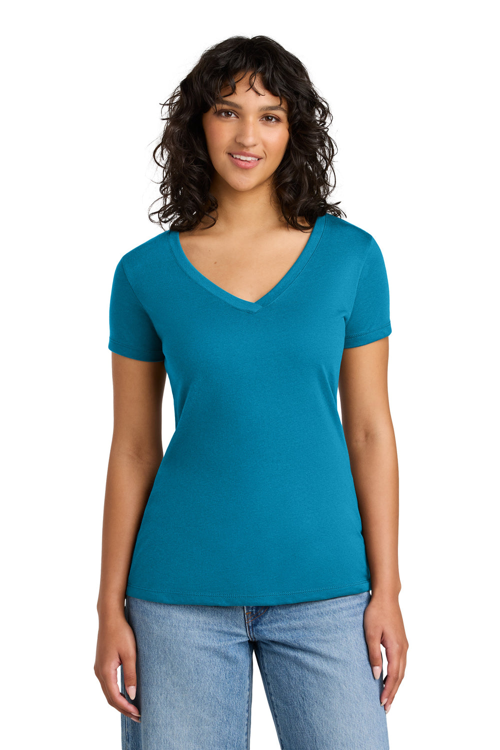 Next Level Apparel® Women's Ideal V-Neck Tee - Turquoise - XS
