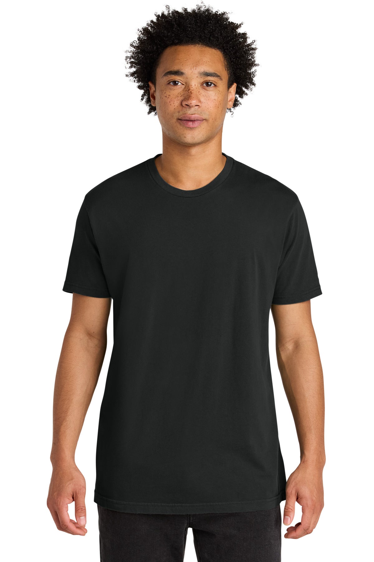 Next Level Apparel® Soft Wash Cotton Tee - Washed Black - XS