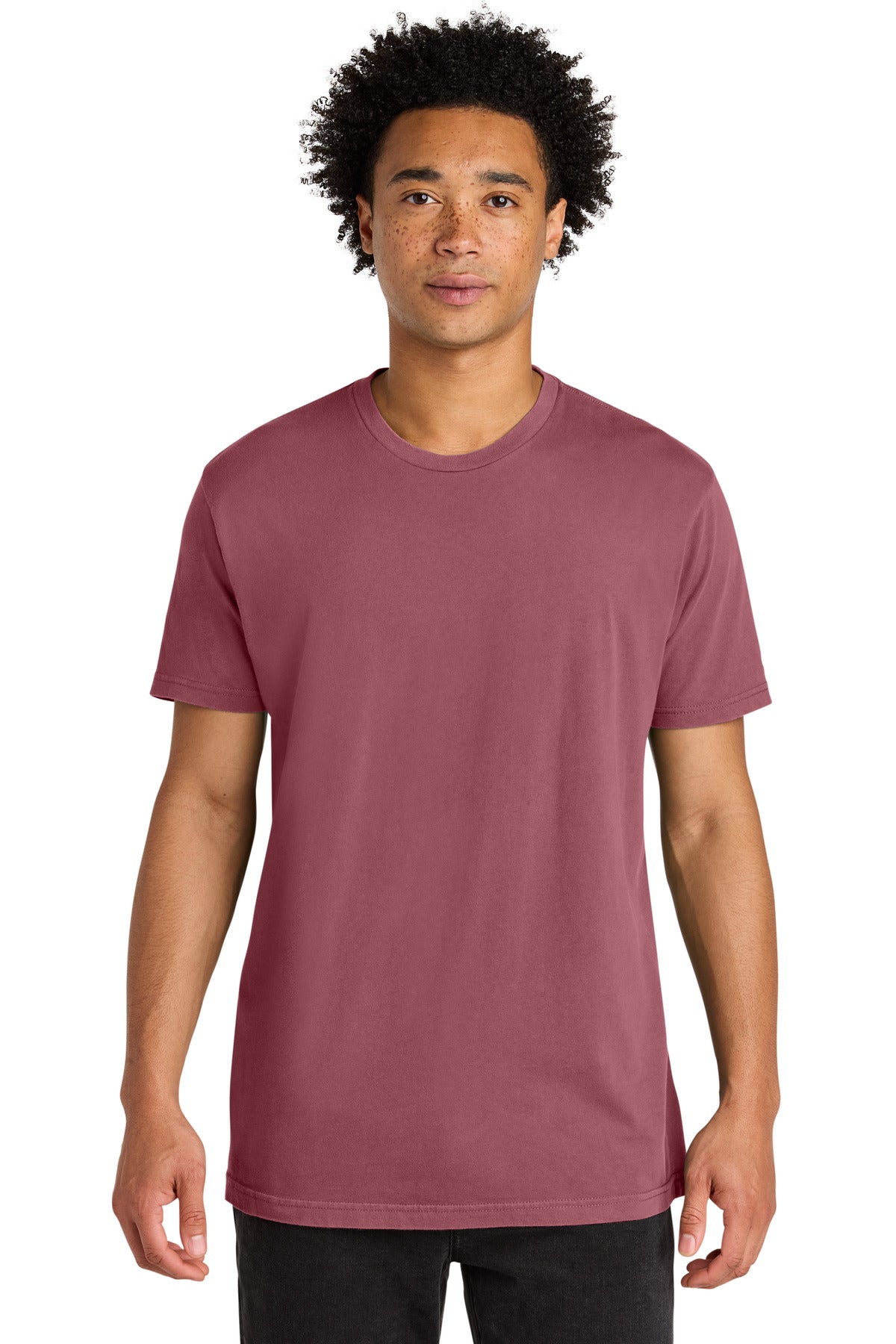 Next Level Apparel® Soft Wash Cotton Tee - Washed Mauve - XS