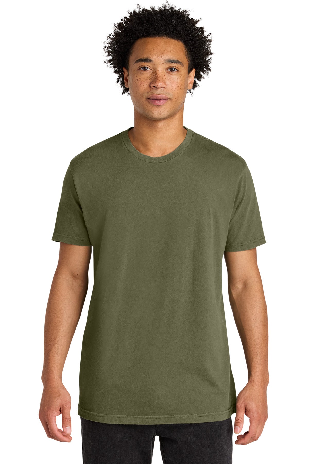 Next Level Apparel® Soft Wash Cotton Tee - Washed Military Green - XS