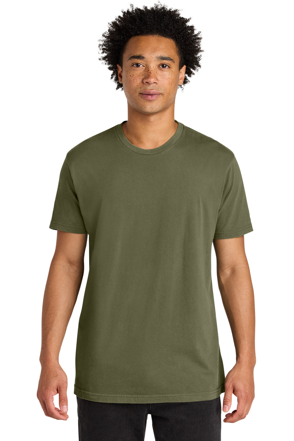 Next Level Apparel® Soft Wash Cotton Tee - Washed Military Green - XS