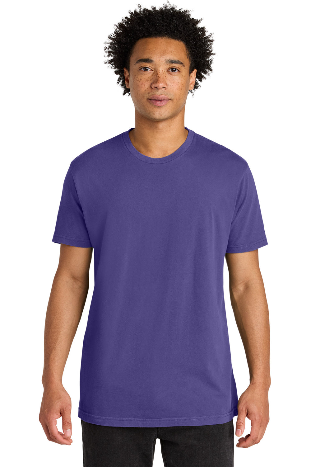 Next Level Apparel® Soft Wash Cotton Tee - Washed Purple Rush - XS