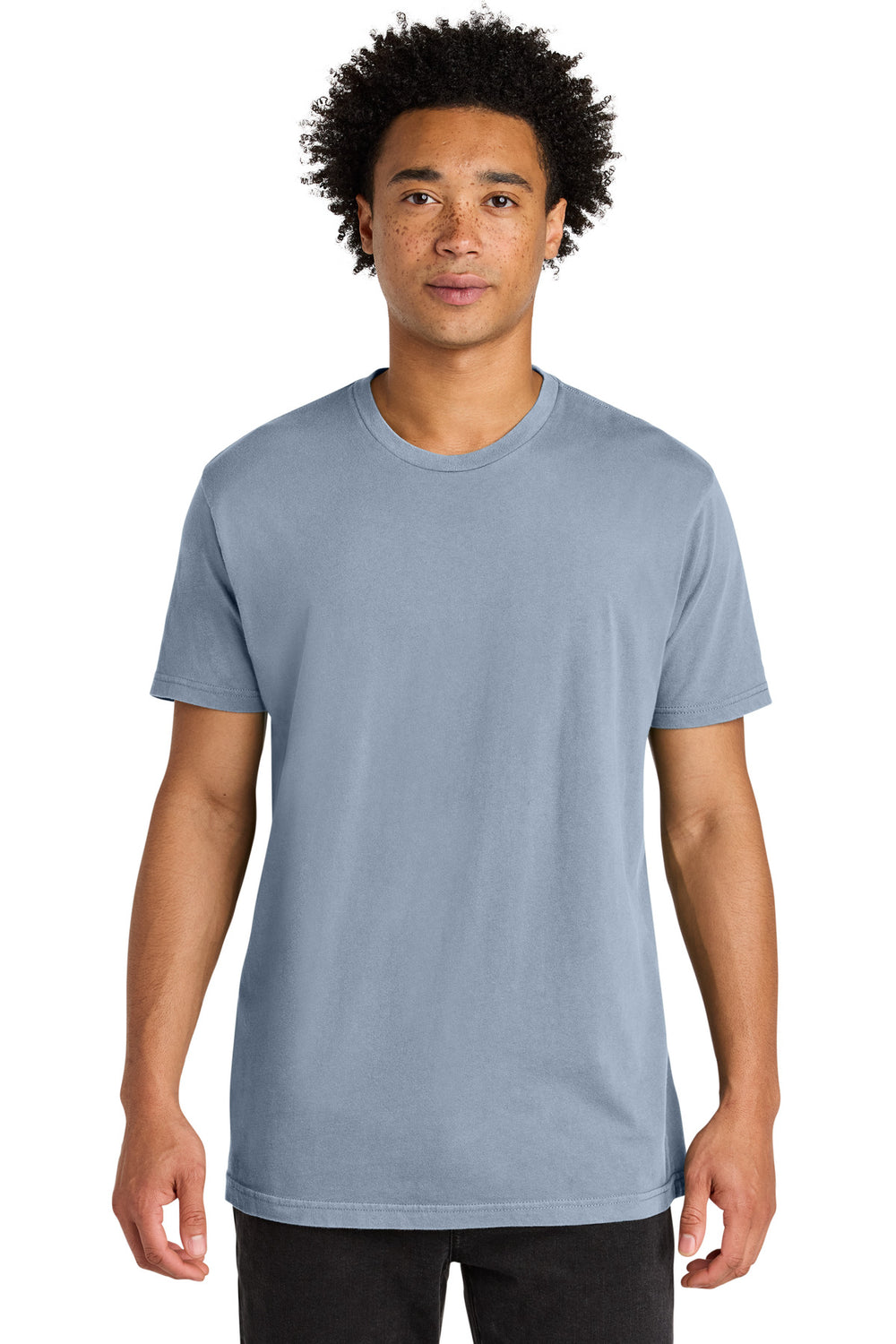 Next Level Apparel® Soft Wash Cotton Tee - Washed Stonewash Denim - XS