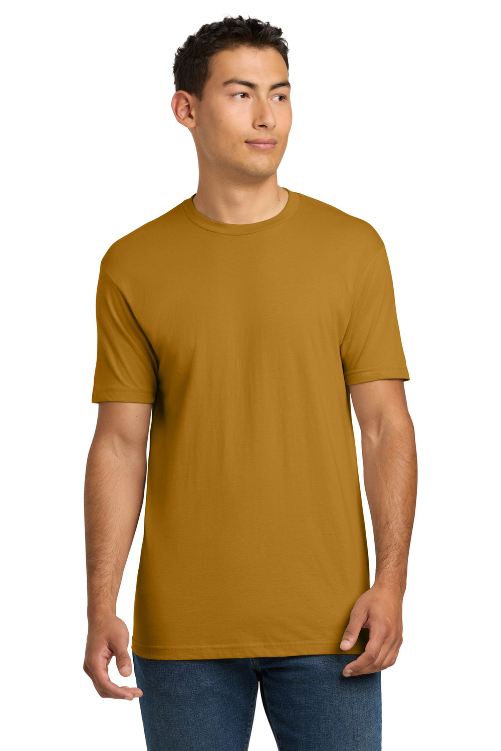 Next Level Apparel® Adult Cotton Tee - Antique Gold - XS