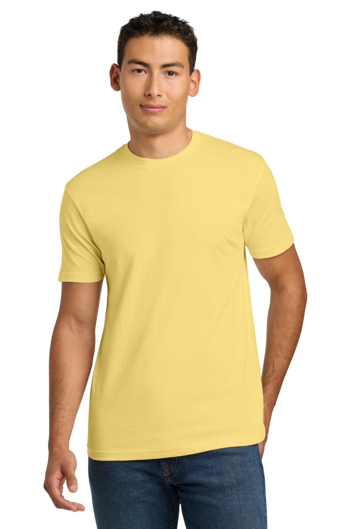 Next Level Apparel® Adult Cotton Tee - Banana Cream - XS