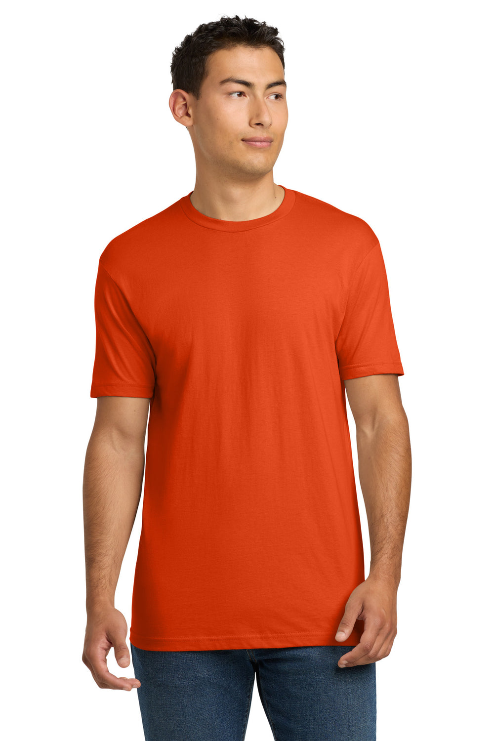 Next Level Apparel® Adult Cotton Tee - Classic Orange - XS