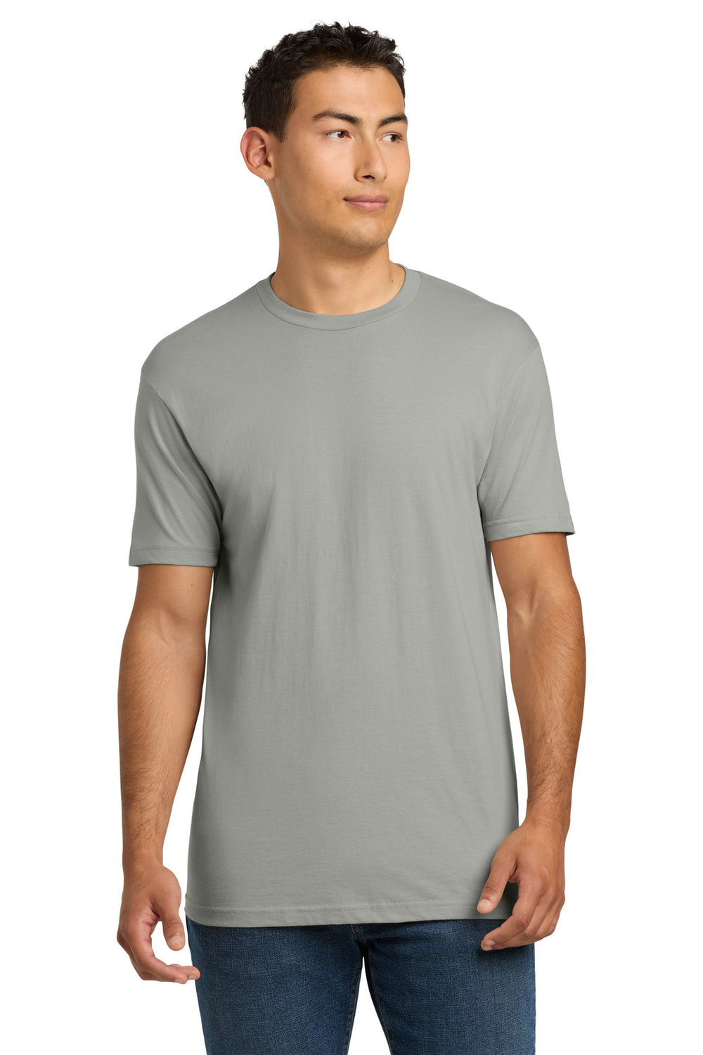 Next Level Apparel® Adult Cotton Tee - Light Gray - XS