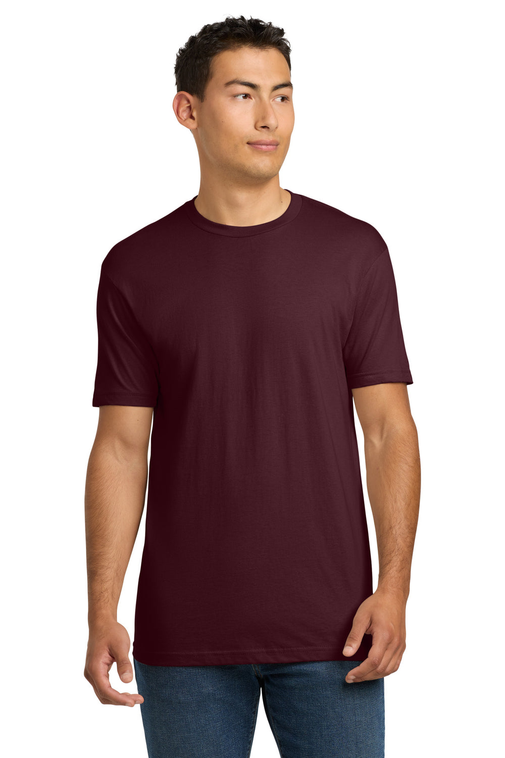 Next Level Apparel® Adult Cotton Tee - Maroon - XS