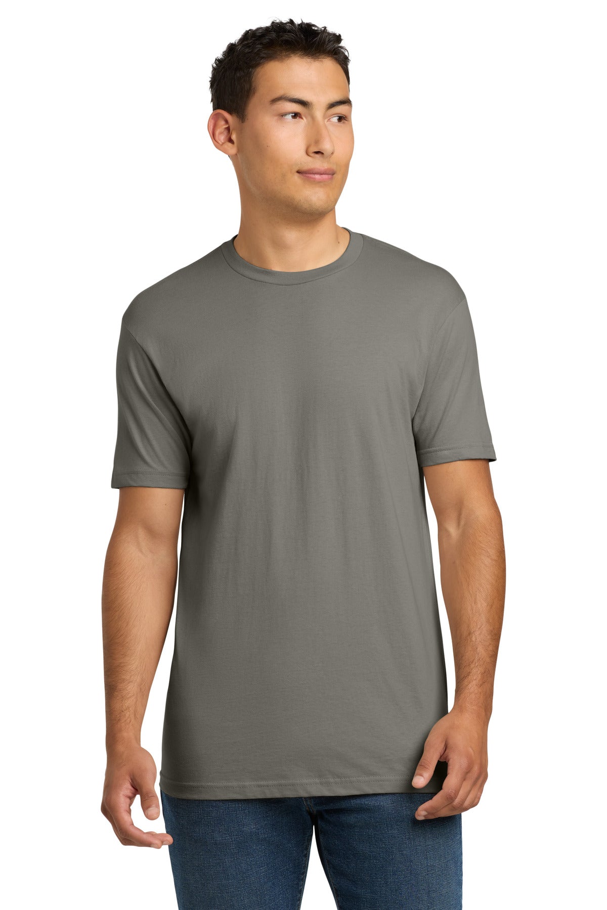Next Level Apparel® Adult Cotton Tee - Warm Gray - XS