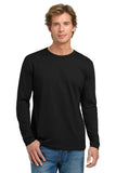 Next Level Apparel® Cotton Long Sleeve Tee - Black - S