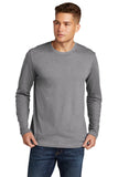 Next Level Apparel® Cotton Long Sleeve Tee - Heather Gray - S