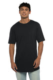 Next Level Apparel® Cotton Long Body Tee - Black - XS