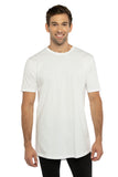 Next Level Apparel® Cotton Long Body Tee - White - XS