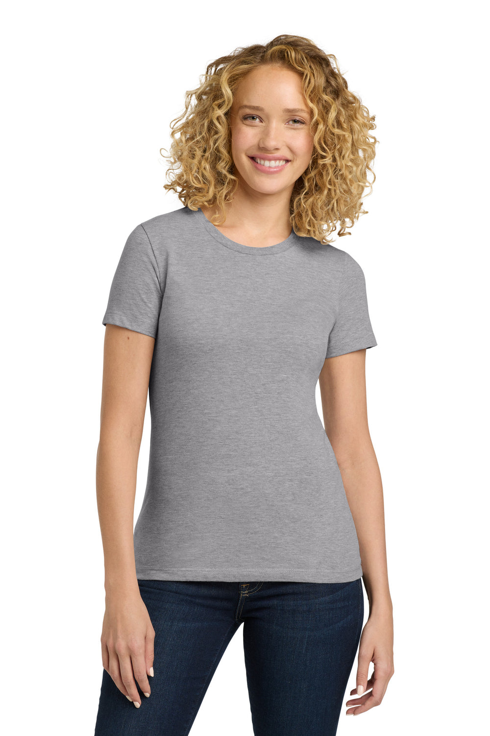 Next Level Apparel® Women's Cotton Tee - Heather Gray - XS
