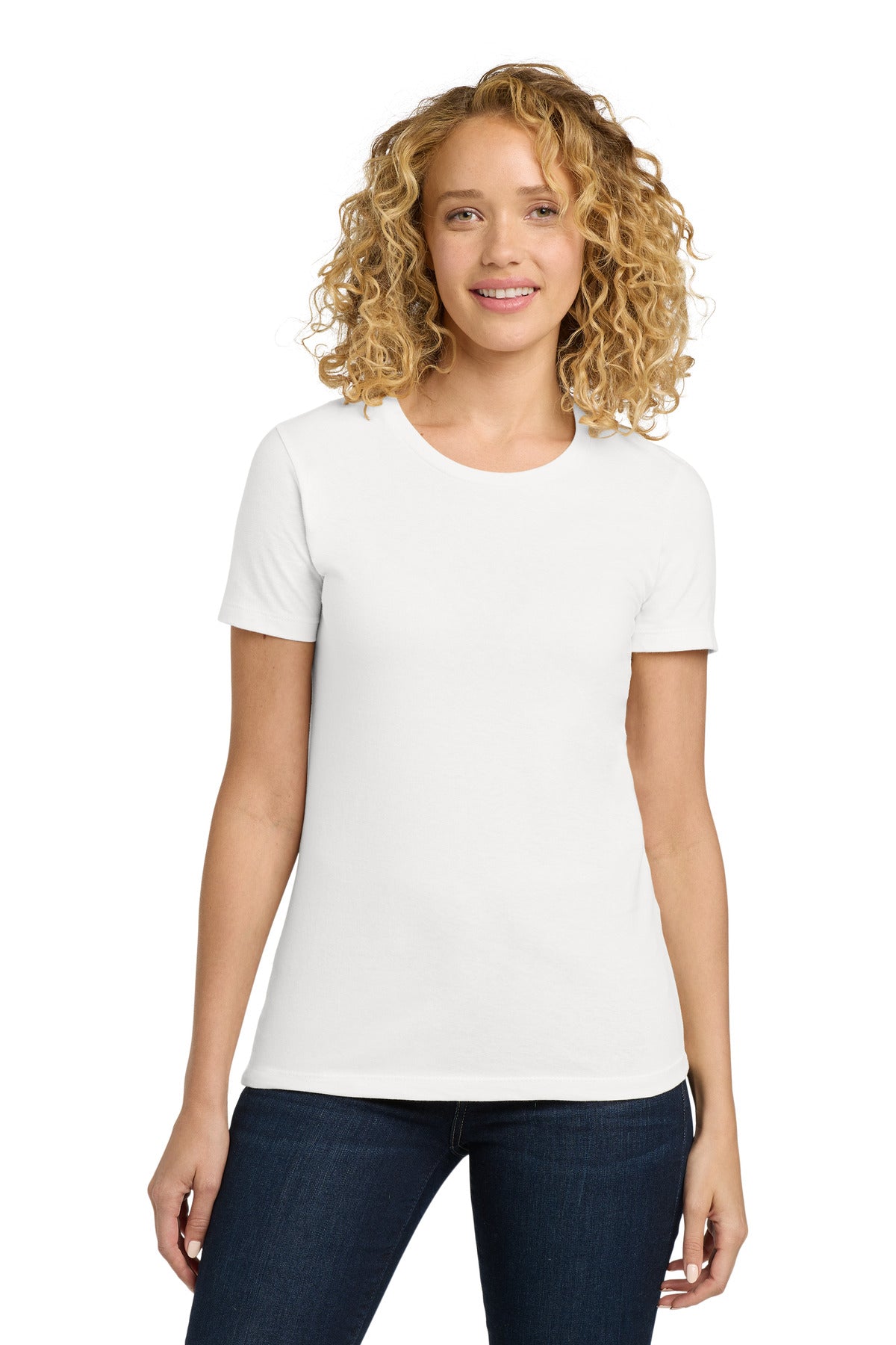 Next Level Apparel® Women's Cotton Tee - White - XS