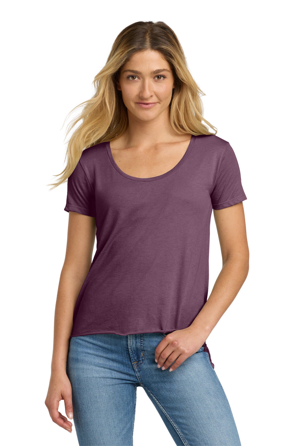 Next Level Apparel® Women's Festival Scoop Neck Tee - Shiraz - XS
