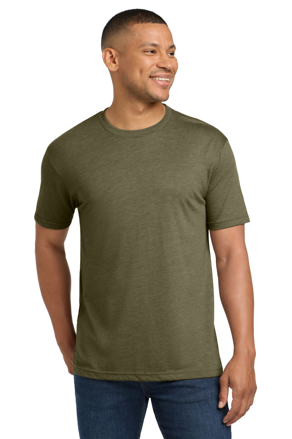 Next Level Apparel® Adult Tri-Blend Tee - Military Green - XS