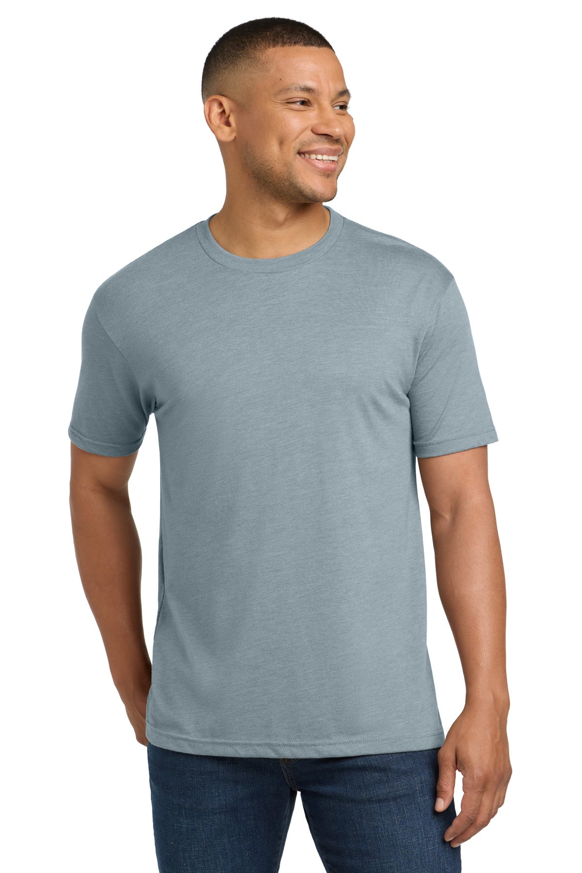 Next Level Apparel® Adult Tri-Blend Tee - Stonewash Denim - XS