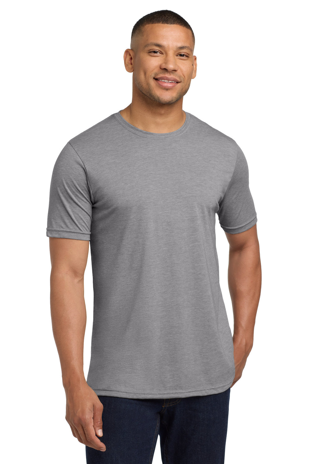 Next Level Apparel® Adult Poly/Cotton Tee - Heather Gray - 2XL