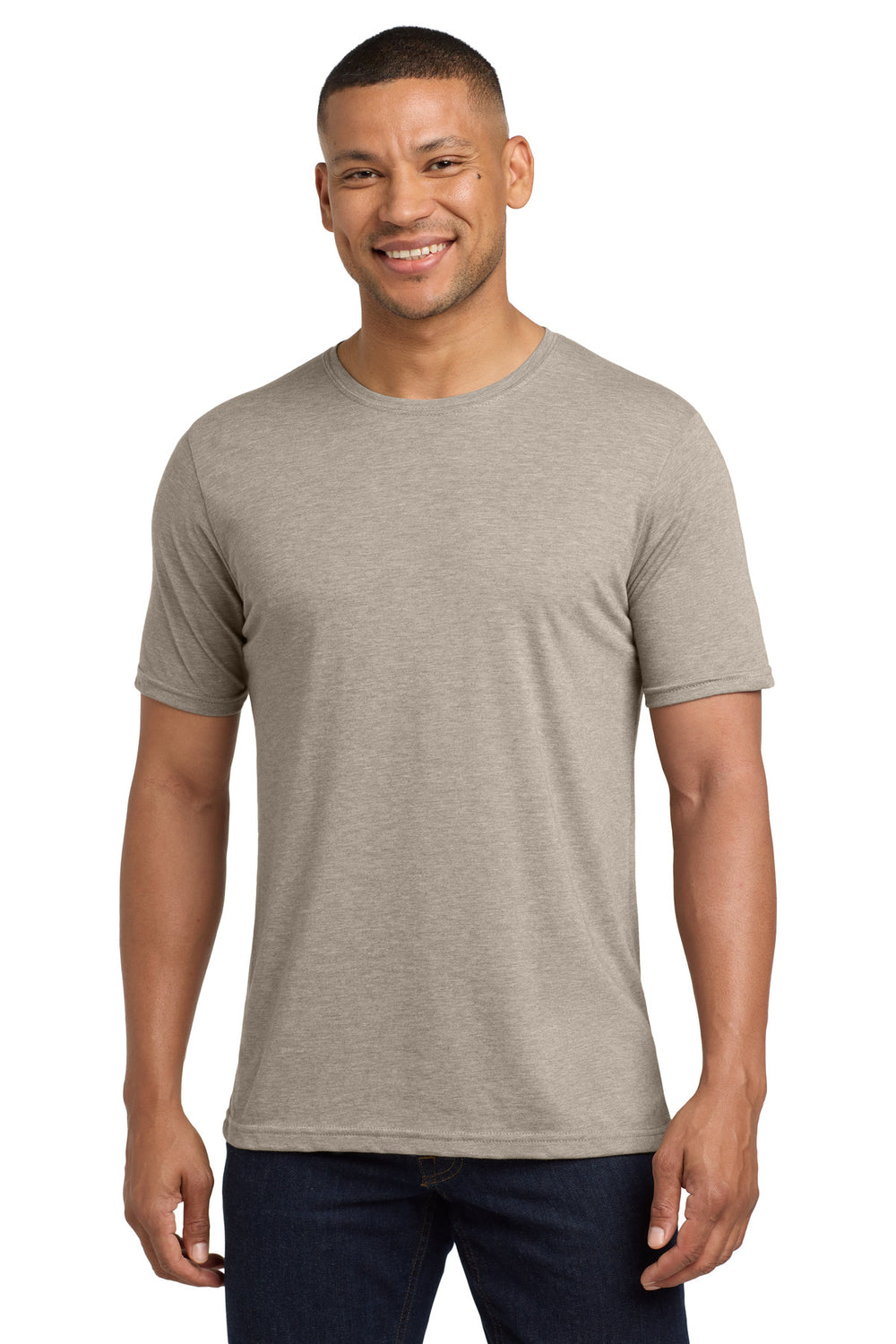 Next Level Apparel® Adult Poly/Cotton Tee - Silver - XS