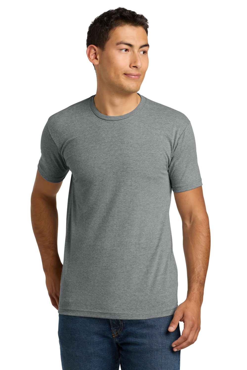 Next Level Apparel® Adult CVC Tee - Dark Heather Gray - XS