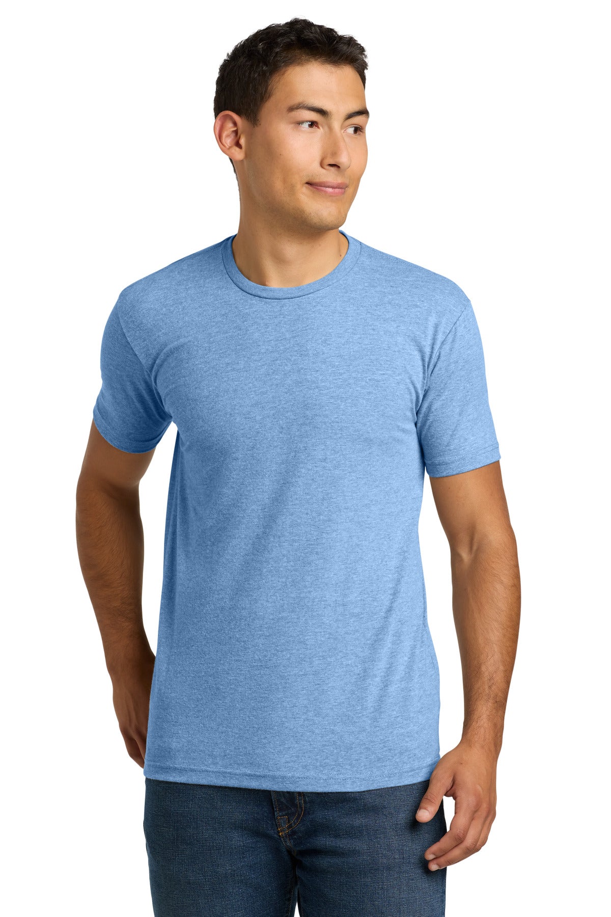 Next Level Apparel® Adult CVC Tee - Heather Columbia Blue - 2XL