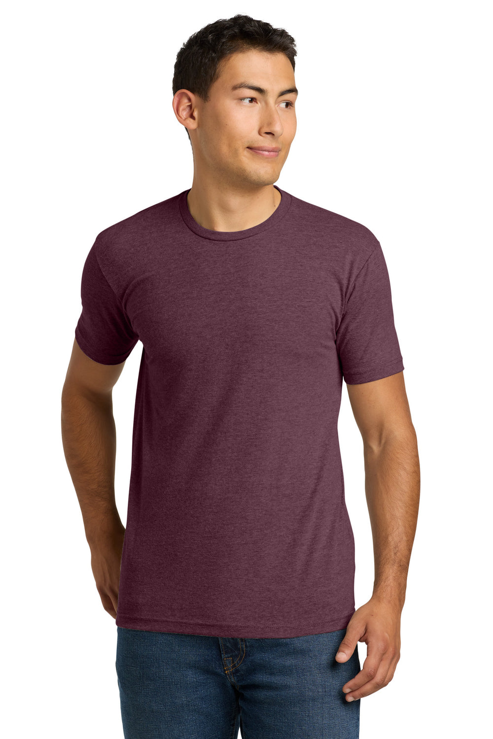 Next Level Apparel® Adult CVC Tee - Heather Maroon - 2XL