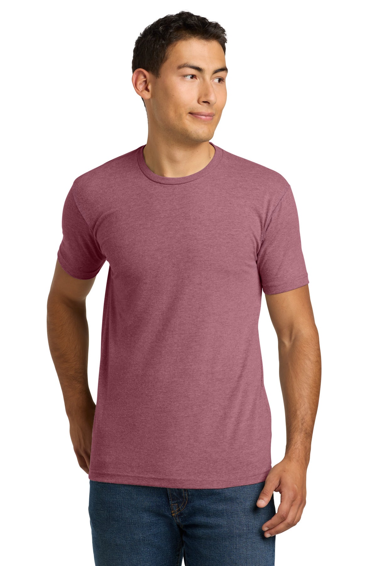 Next Level Apparel® Adult CVC Tee - Heather Mauve - 2XL