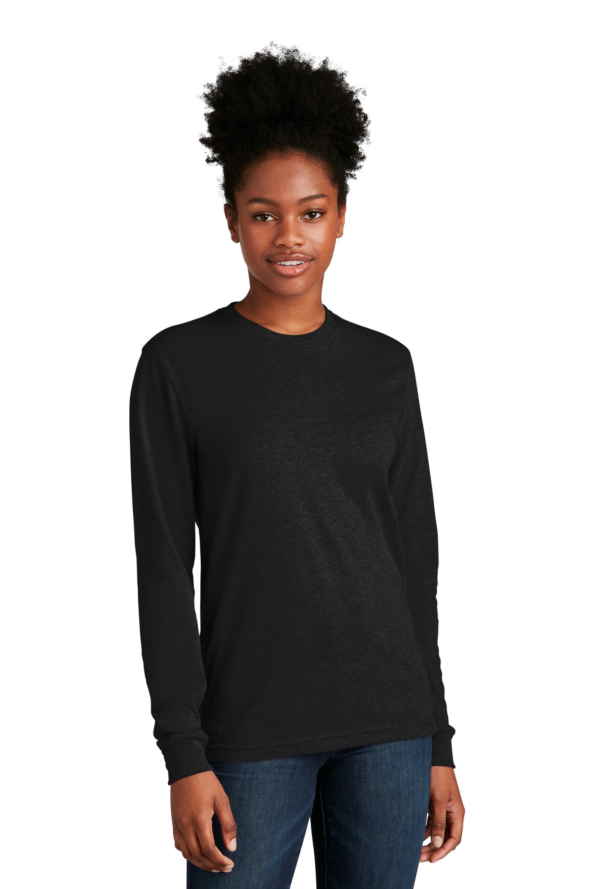 Next Level Apparel® Adult CVC Long Sleeve Tee - Black - XS
