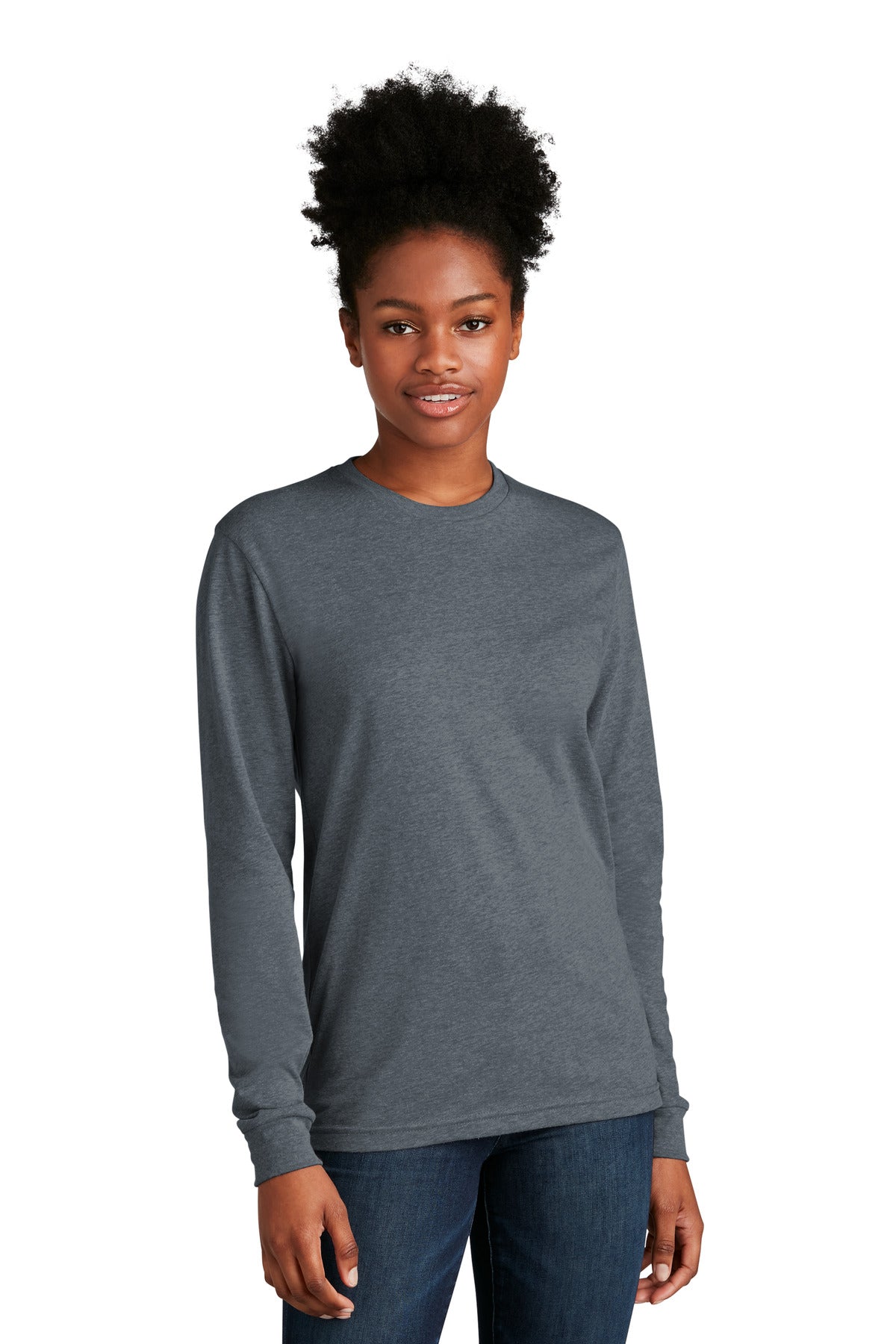 Next Level Apparel® Adult CVC Long Sleeve Tee - Indigo - XS