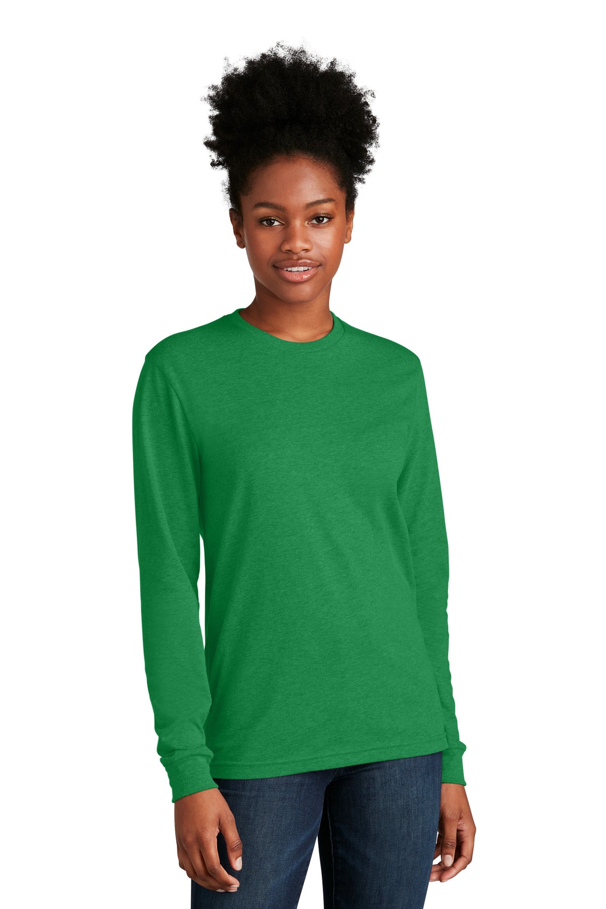 Next Level Apparel® Adult CVC Long Sleeve Tee - Kelly Green - 2XL