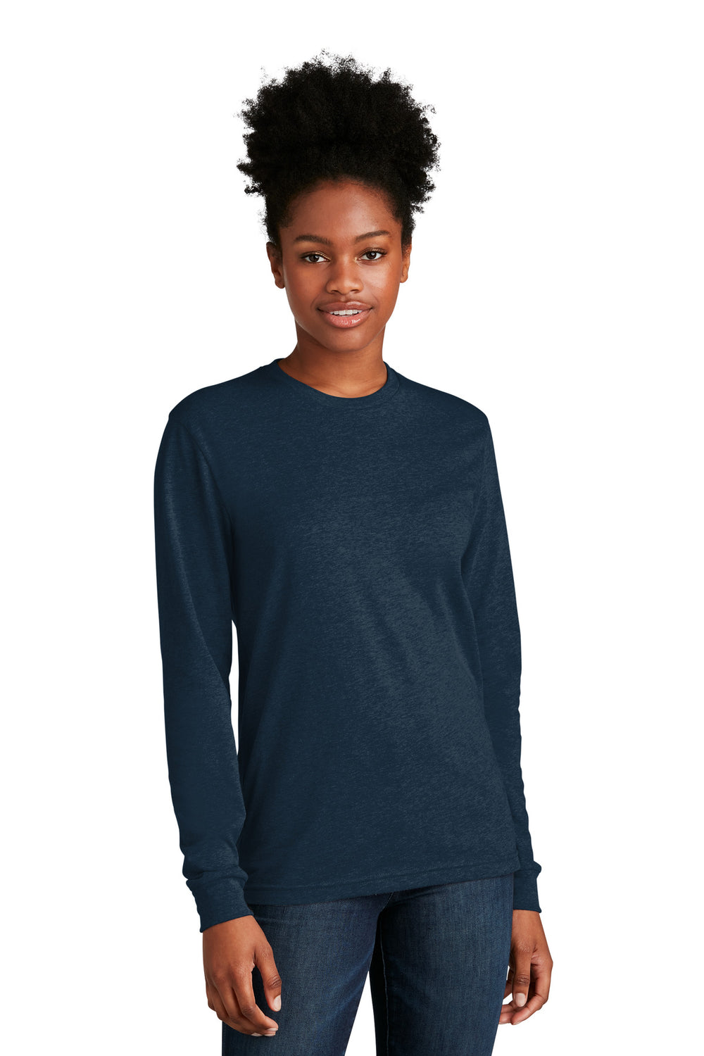 Next Level Apparel® Adult CVC Long Sleeve Tee - Midnight Navy - XS