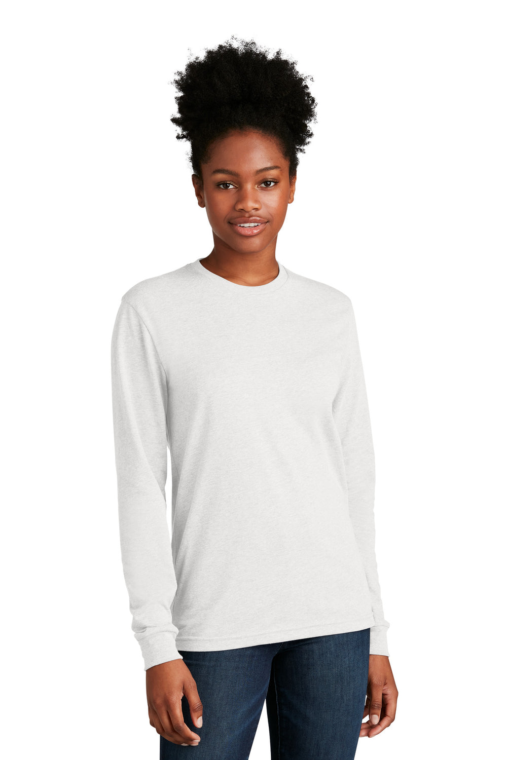 Next Level Apparel® Adult CVC Long Sleeve Tee - White - XS