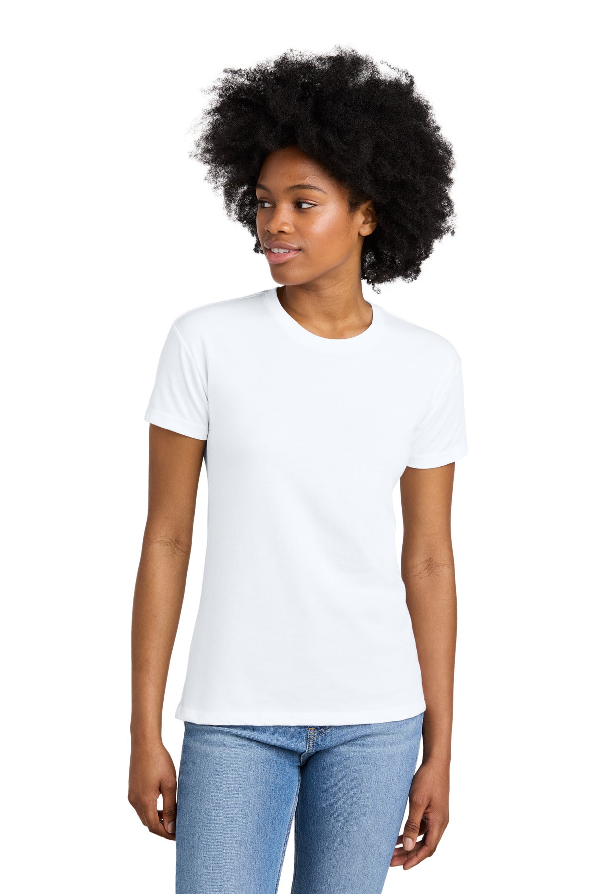 Next Level Apparel® Women's CVC Relaxed Tee - White - XS