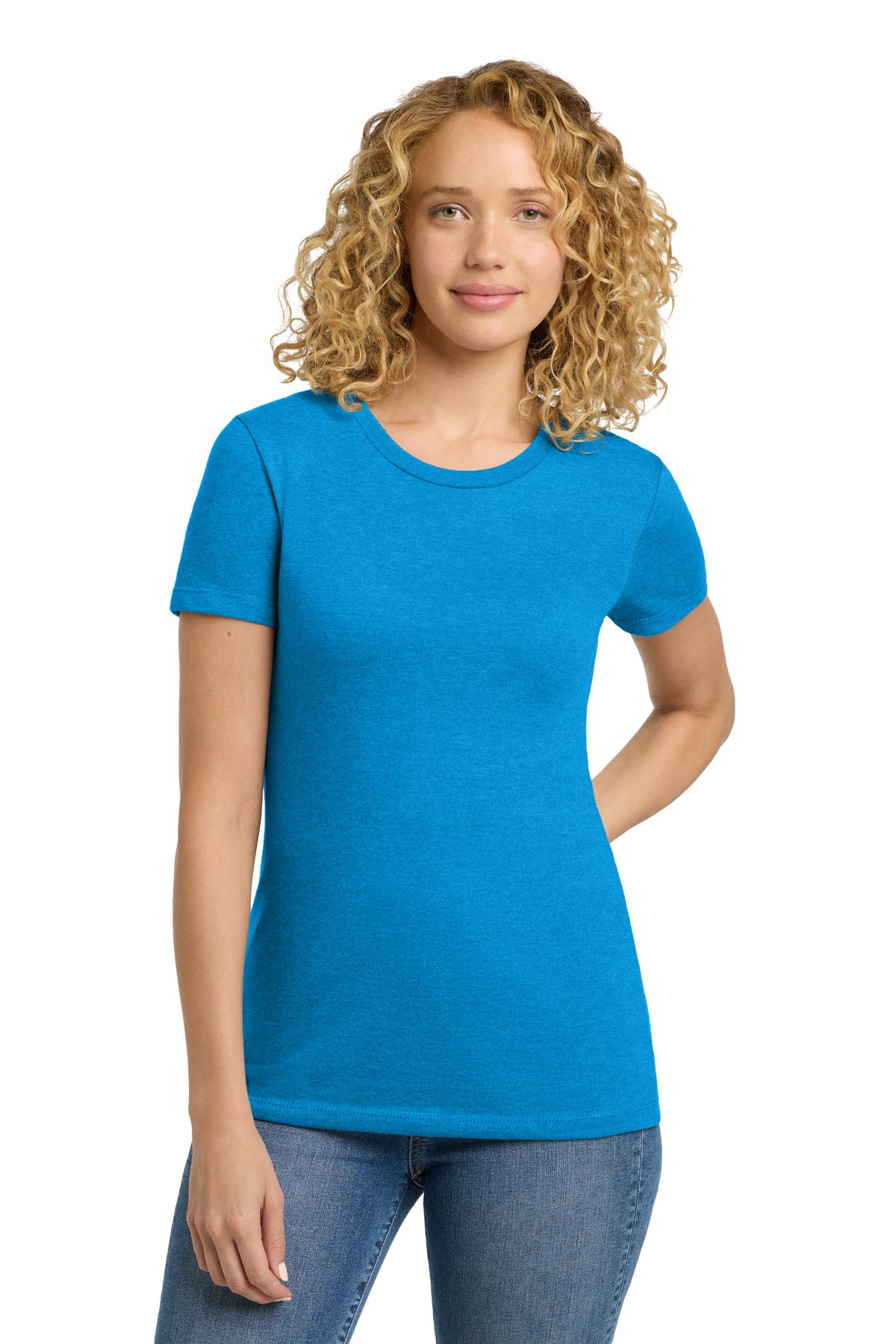 Next Level Apparel® Women's CVC Tee - Turquoise - XS