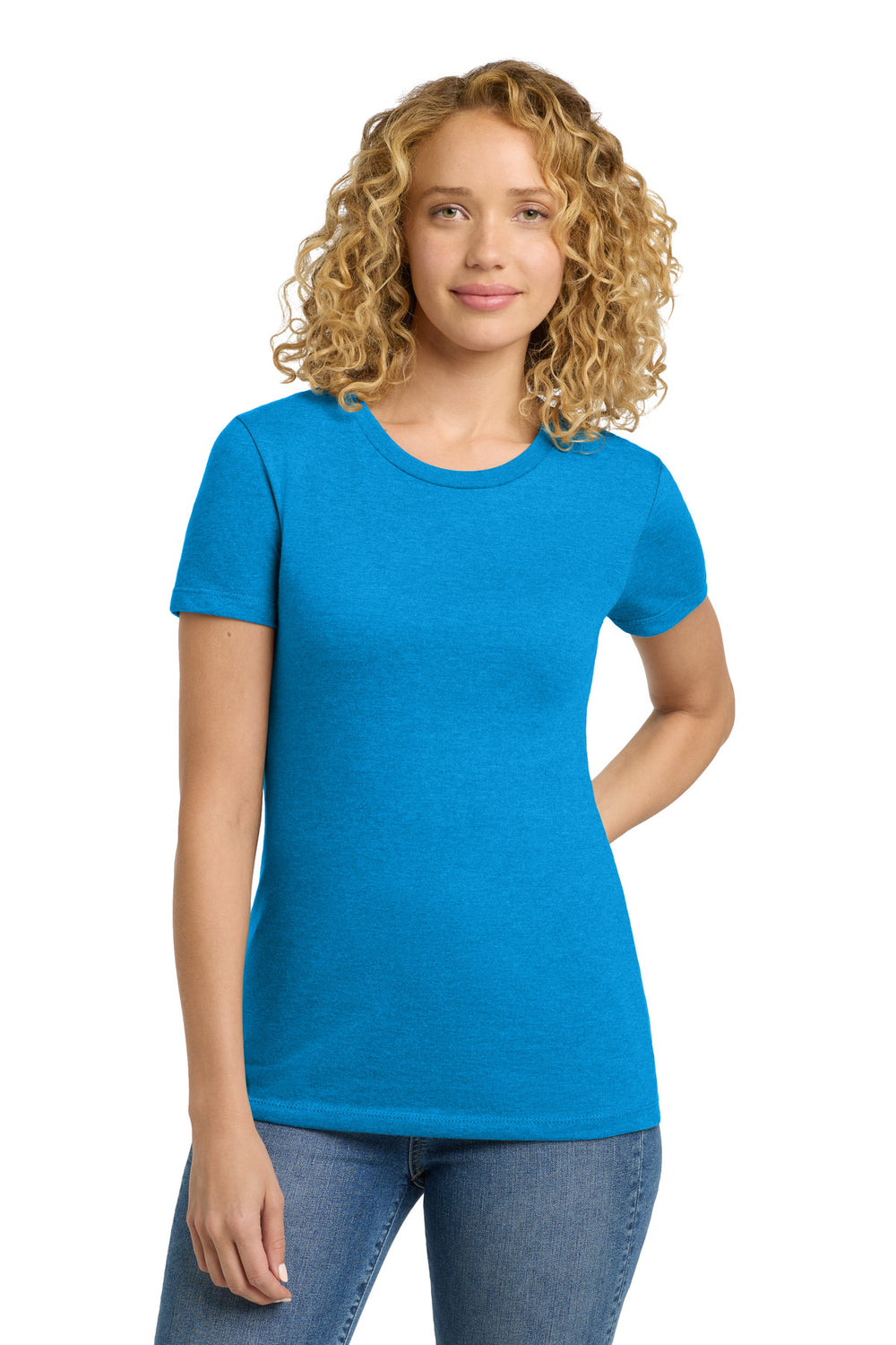 Next Level Apparel® Women's CVC Tee - Turquoise - XS
