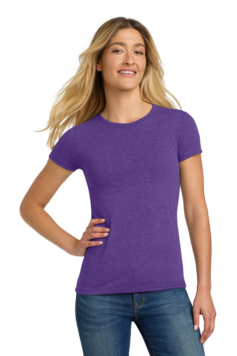Next Level Apparel® Women's Tri-Blend Tee - Purple Rush - S