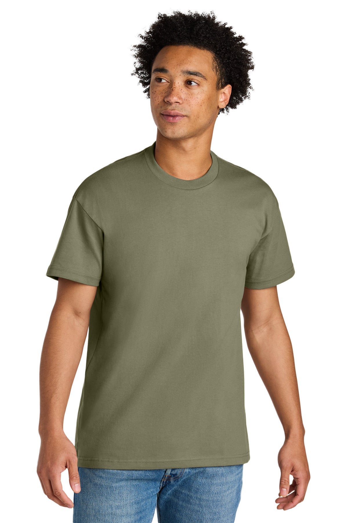 Next Level Apparel® Heavyweight Tee - Light Olive - XS