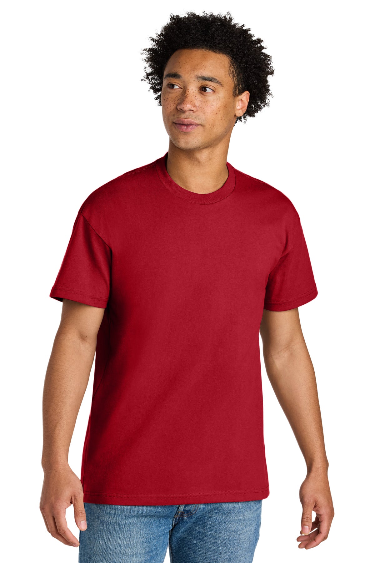Next Level Apparel® Heavyweight Tee - Red - XS