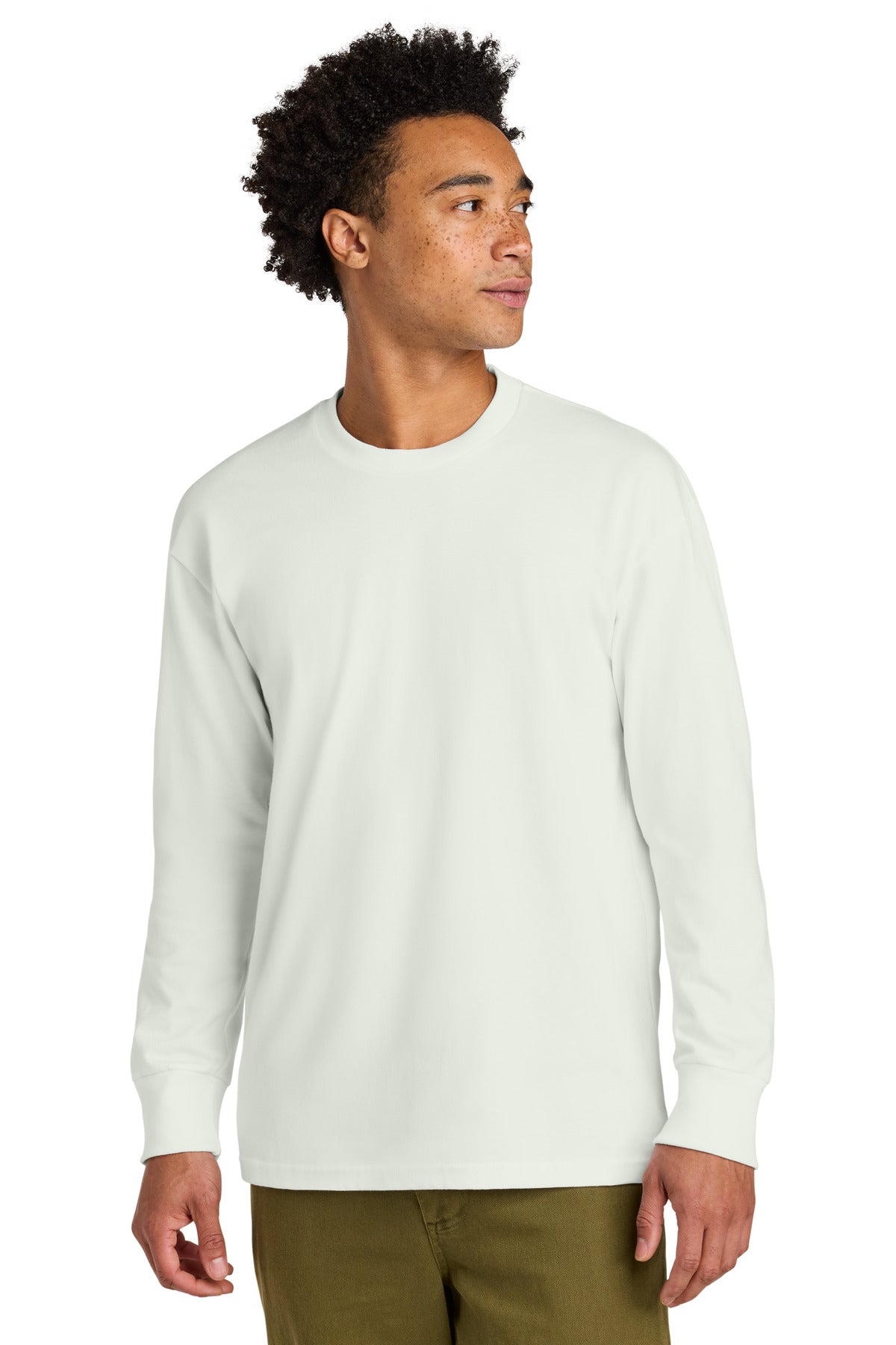 Next Level Apparel® Heavyweight Long Sleeve Tee - Bone - XS