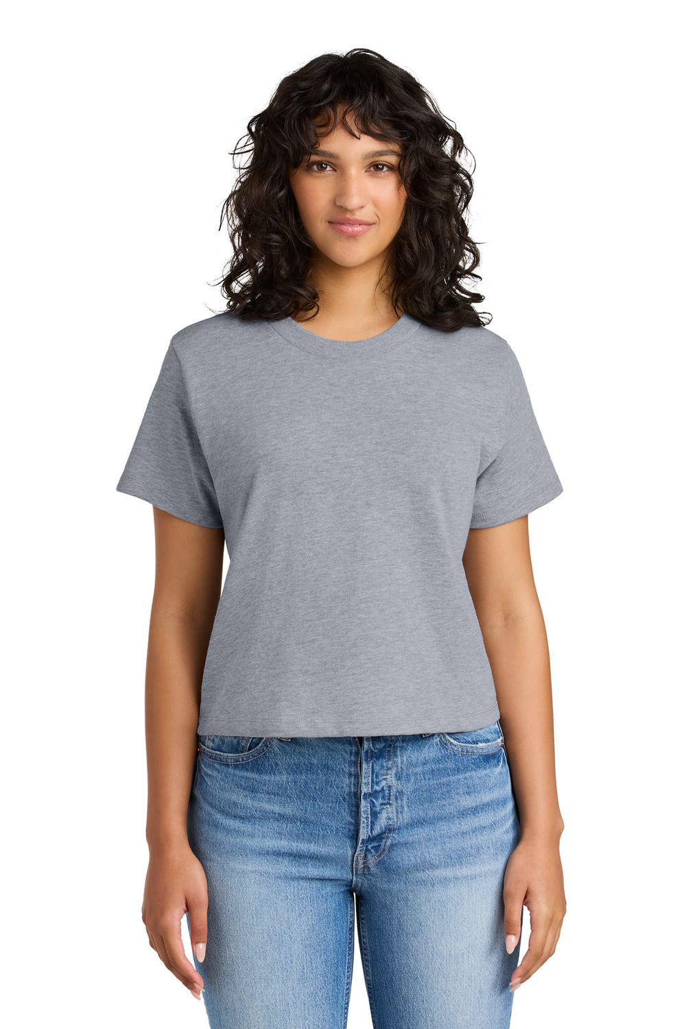 Next Level Apparel® Women's Heavyweight Boxy Tee - Heather Gray - XS