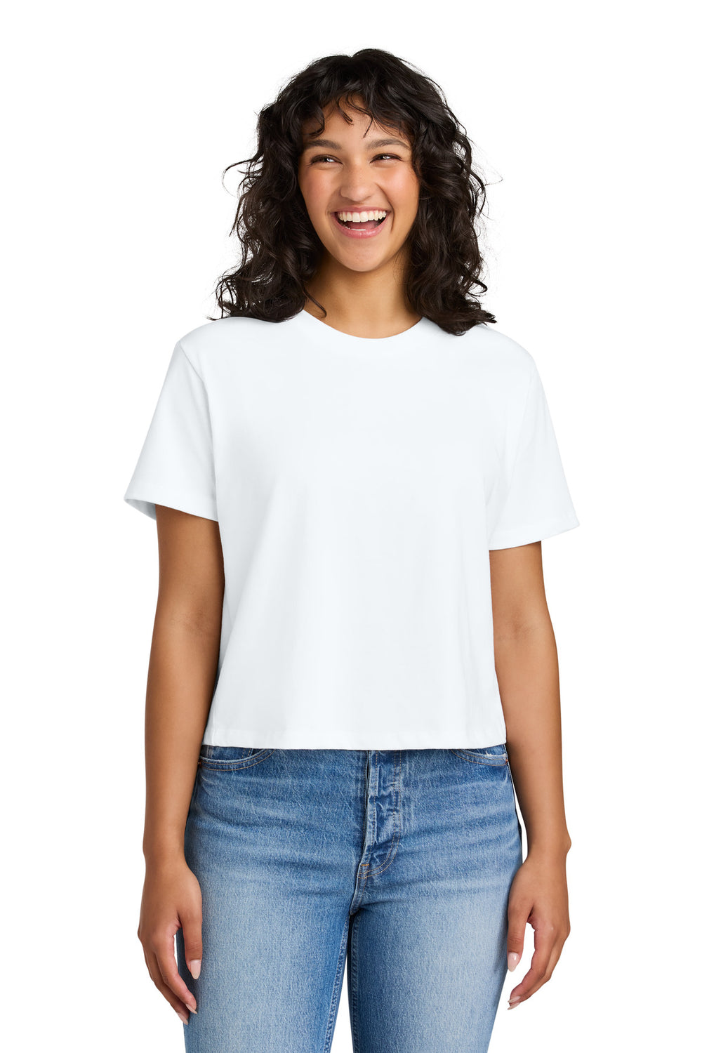 Next Level Apparel® Women's Heavyweight Boxy Tee - White - XS